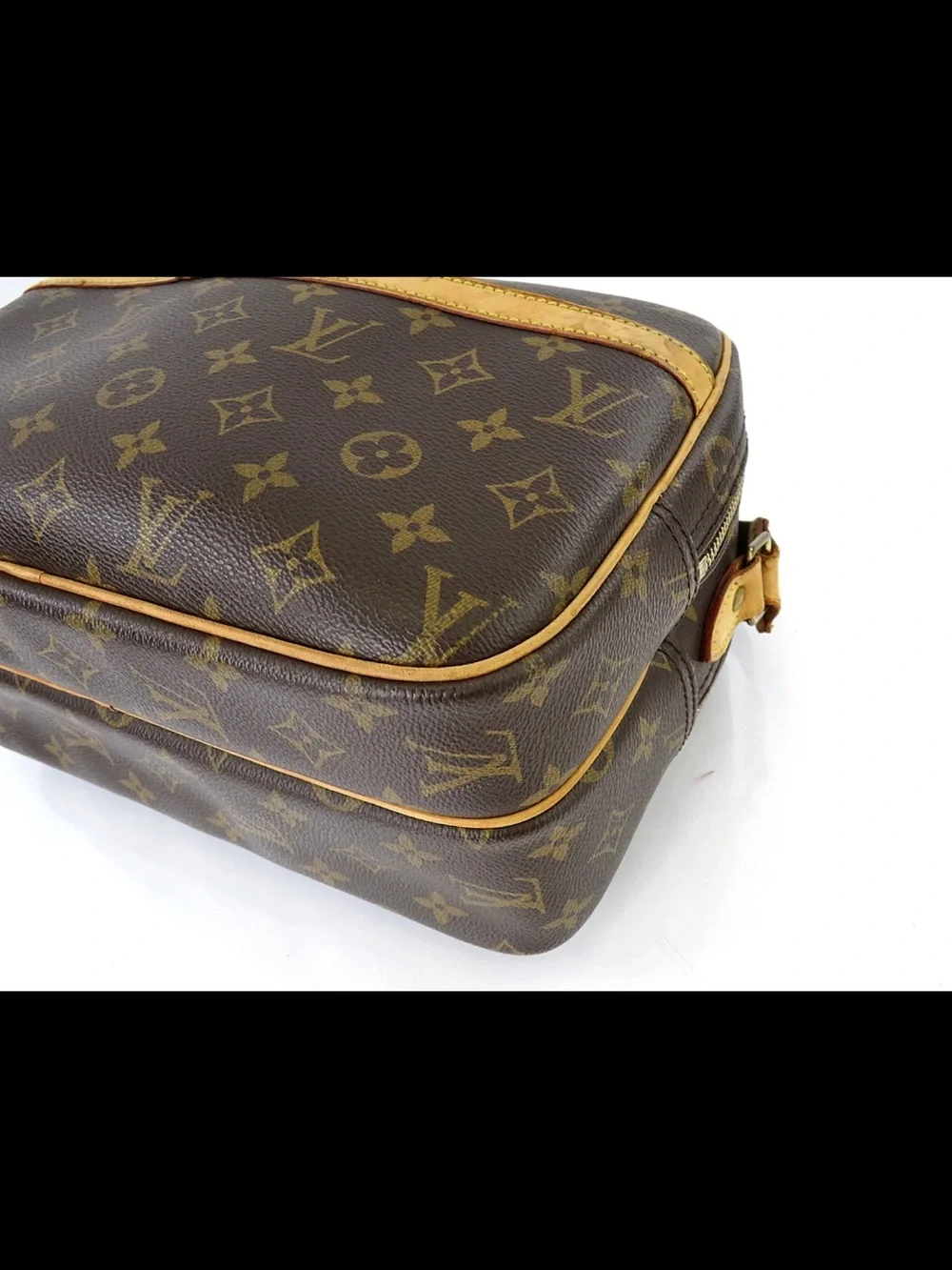 Louis Vuitton Monogram Canvas Messenger Bag in Brown and Tan